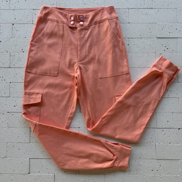 CALÇA CARGO LINHO