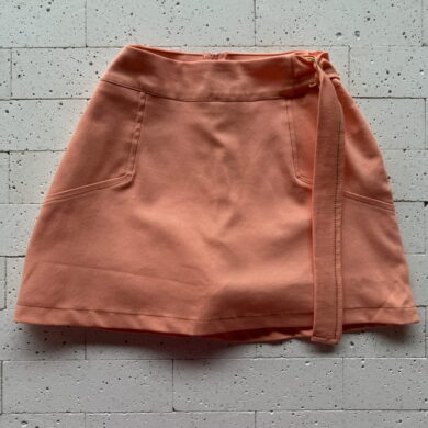 SHORT SAIA COTTON DETALHE LATERAL LARANJA