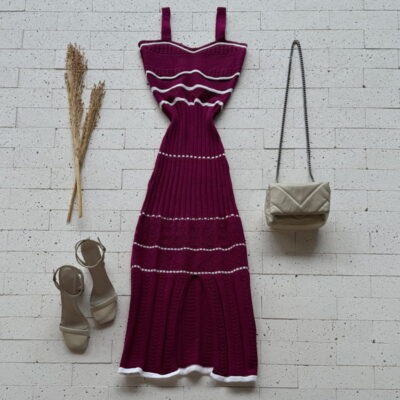 VESTIDO MIDI TRICO