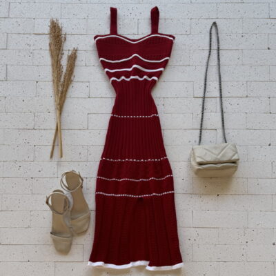 VESTIDO MIDI TRICO