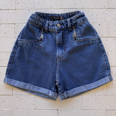 SHORT JEANS PREMIUM DETALHE ZIPER NO BOLSO