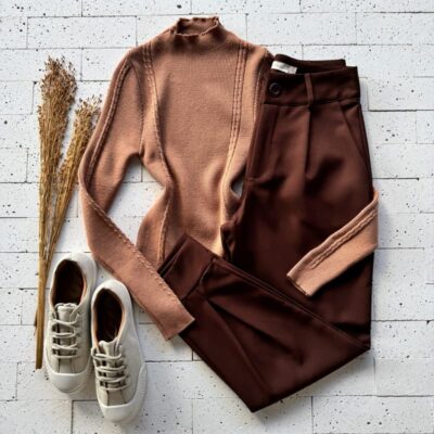 BLUSA TRICO MODAL DETALHE FRONTAL E MANGA COM TRAMA NUDE 2.0