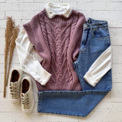 COLETE TRICO TRABALHADO