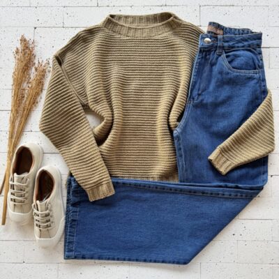 BLUSA EM TRICO MOUSSE MANGA LONGA NUDE 2.0