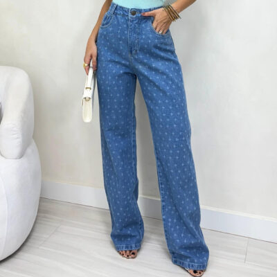 Dondoca_com_br Calca Wide Leg Jeans Detalhada