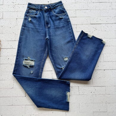 CALÇA WIDE LEG JEANS