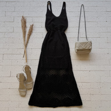 VESTIDO TRICO LONGUETE