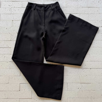 Dondoca_com_br Calca Social Pantalona Preta