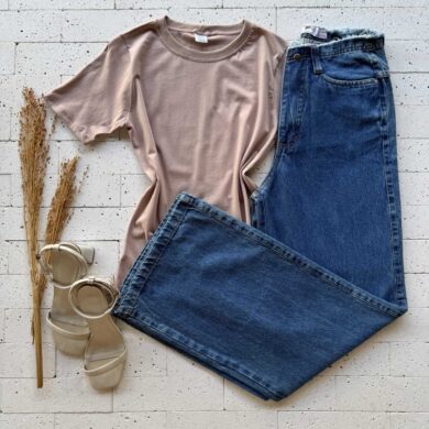 Dondoca_com_br T Shirt Algodao Lisa Nude