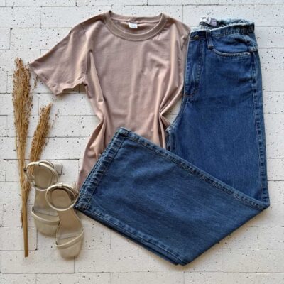 Dondoca_com_br T Shirt Algodao Lisa Nude