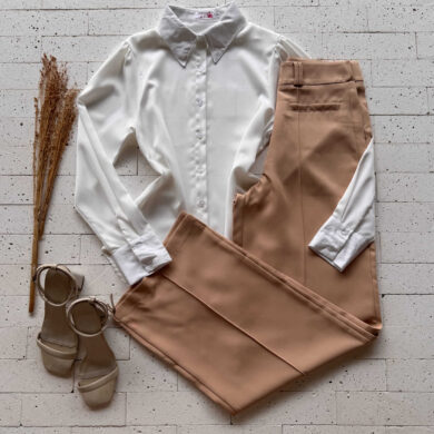 Dondoca_com_br Camisa Feminina Social Basic Off