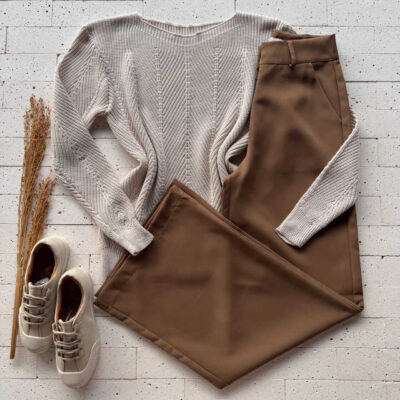 Dondoca_com_br Blusa Trico Com Vinco E Trama Detalhada Gelo