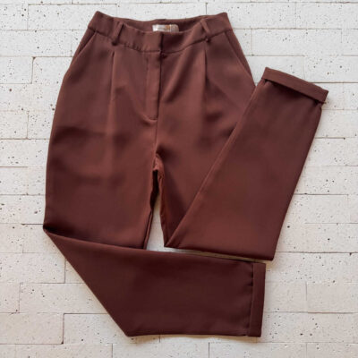 Dondoca_com_br Calca Social Alfaiataria Com Barra Italiana Cafe