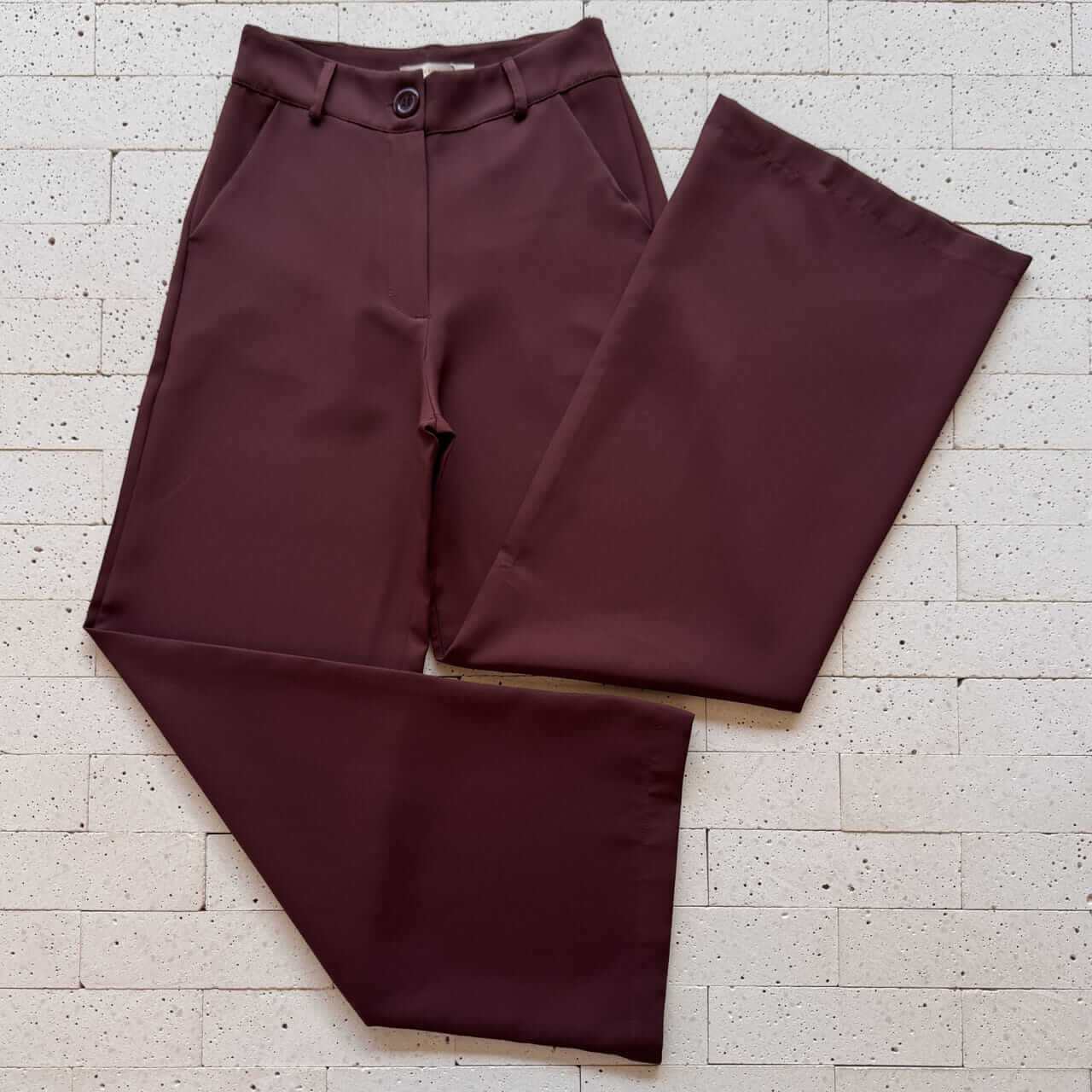 Dondoca_com_br Calca Social Pantalona Basica Cafe Dondoca_com_br Calca Social Pantalona Basica Cafe