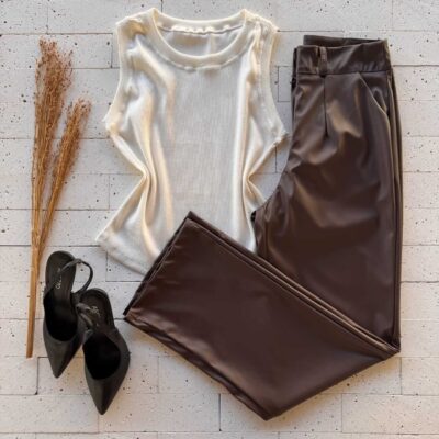 Dondoca_com_br Regata Canelada Basica Off