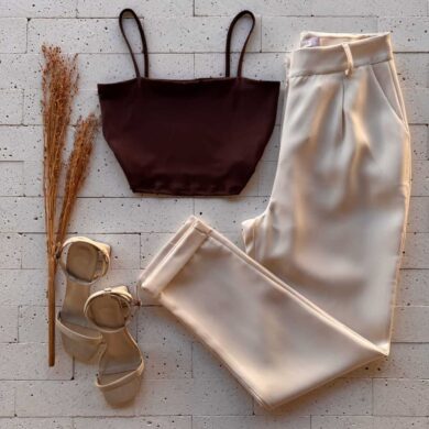 Dondoca_com_br Top De Alcinha Premium Cafe