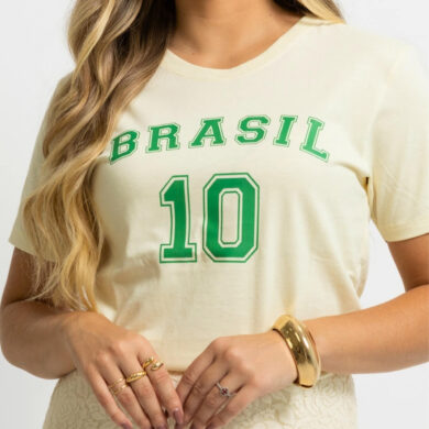Dondoca_com_br Camiseta Feminina Do Brasil Estampa Brasil 10 Ama