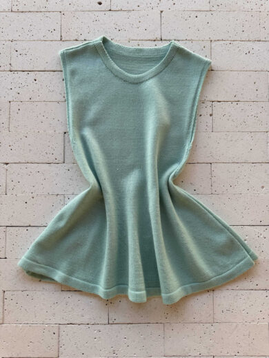 Dondoca_com_br Regata Modal Peplum Basica Menta